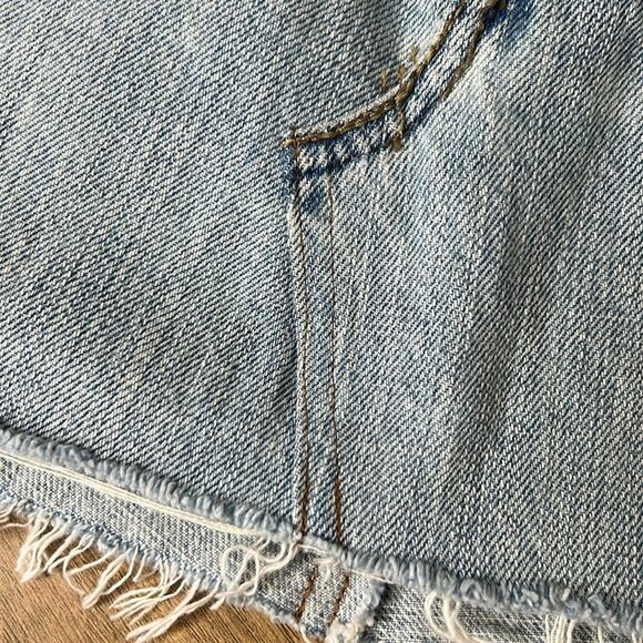 Levi's Reworked Vintage Blue A-Line Mini Skirt XS - Picture 8 of 12